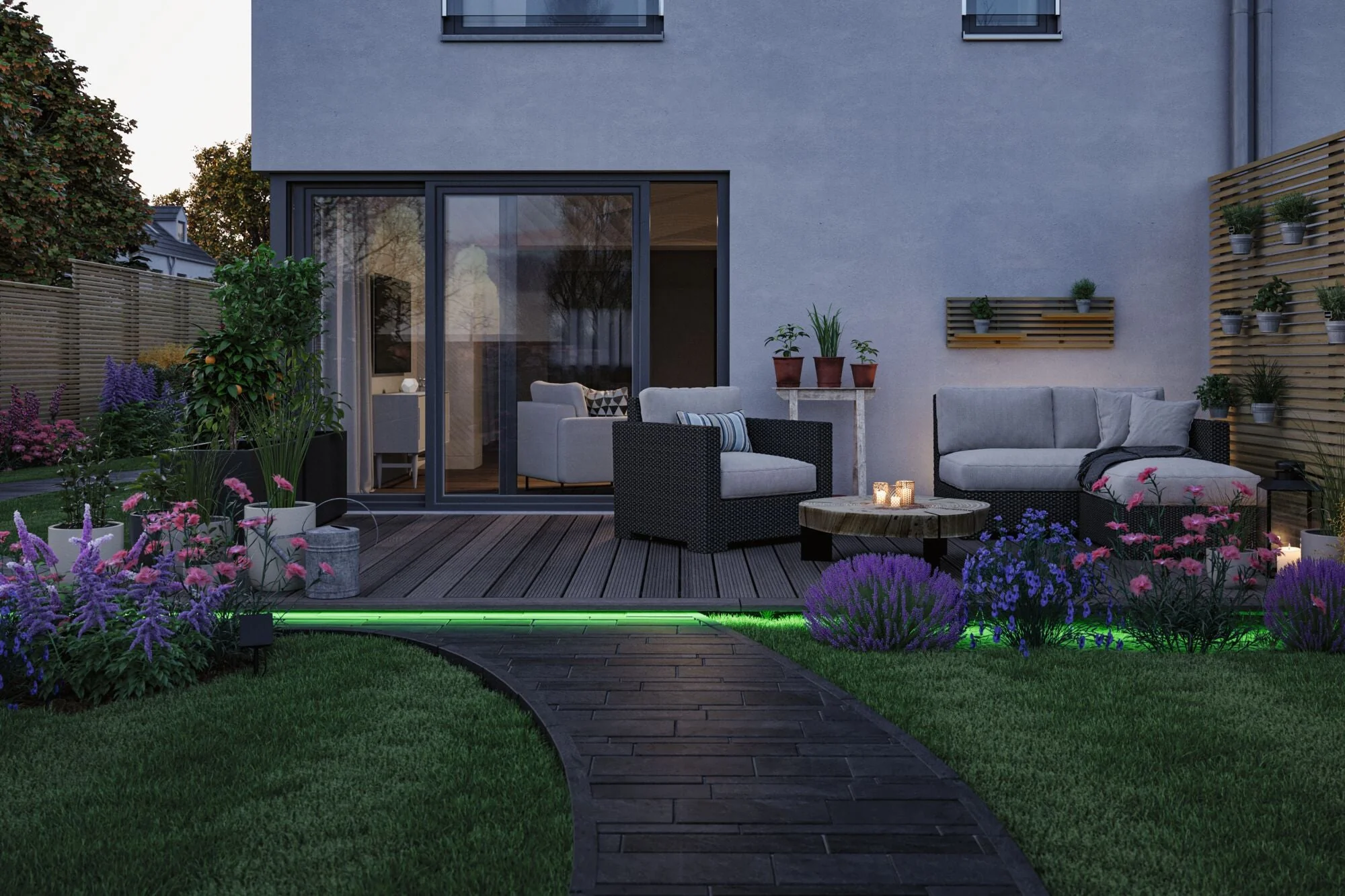 LED Stripe LED Stripe inkl. Fernbedienung 5m IP44 3,2W 22lm/m 60 LEDs/m RGB - Image 3