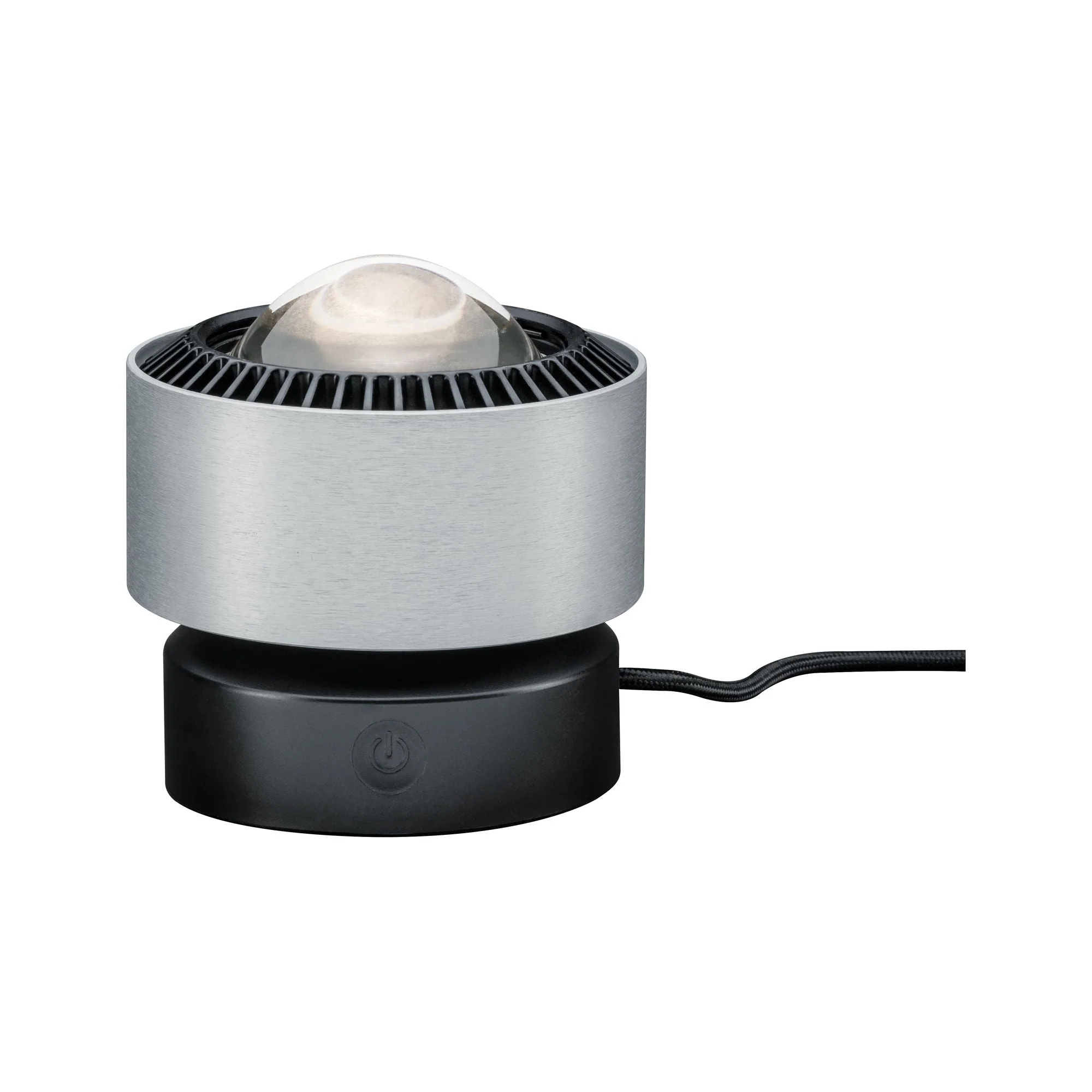 LED Tischleuchte Aldan 2700K 200lm 3,5W Schwarz/Alu gebürstet - Image 6