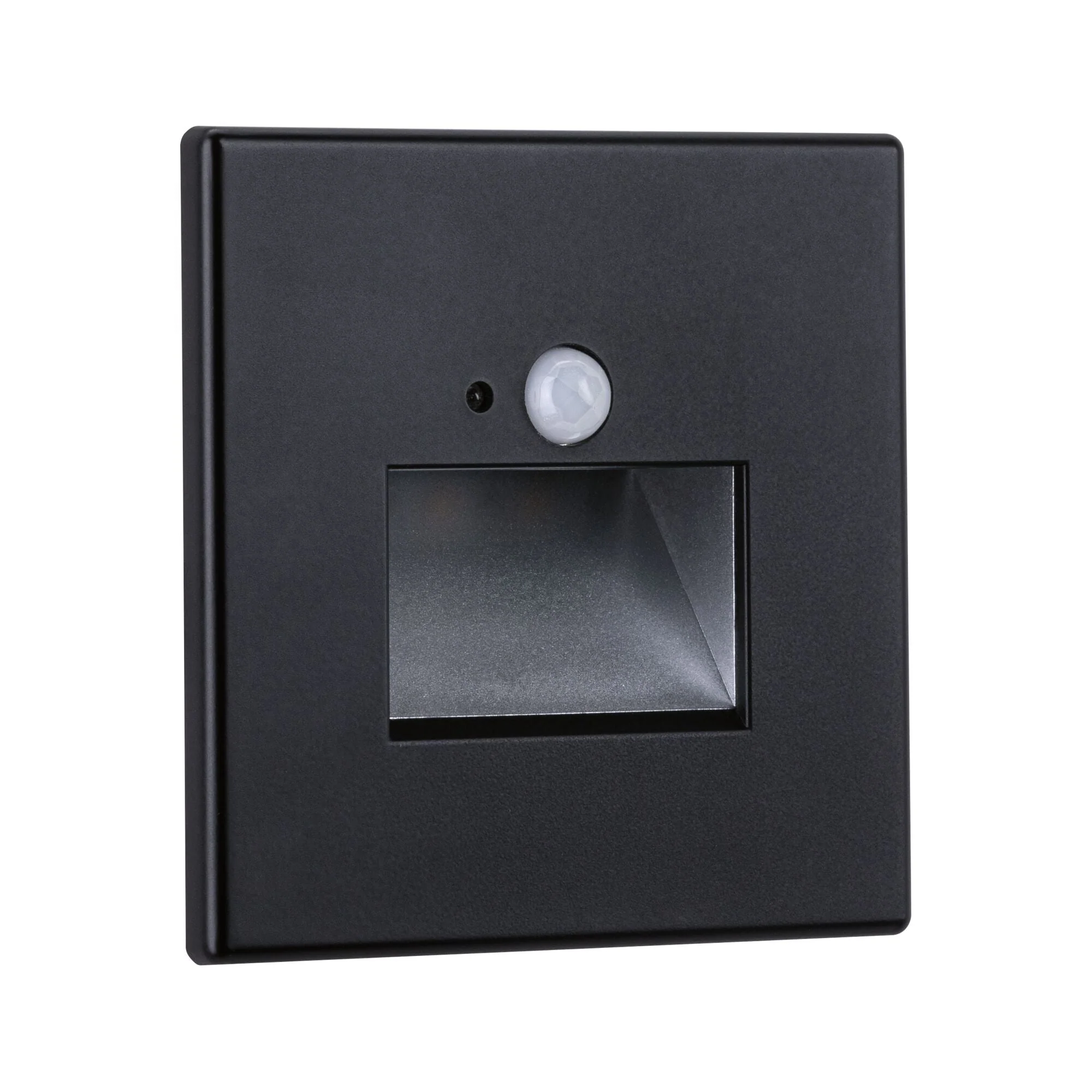 LED Wandeinbauleuchte Edge Quadro eckig 80x42mm 1,2W 25lm 230V 2700K Schwarz - Image 9
