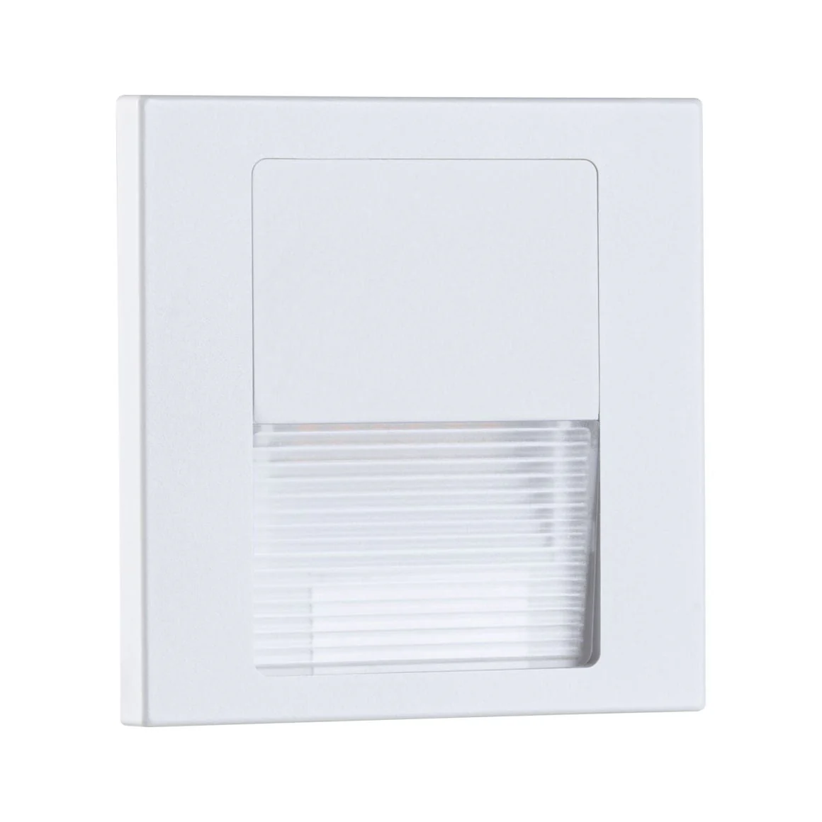 LED Wandeinbauleuchte Tsaro  eckig 80x36mm 1W 80lm 230V 2700K Weiß matt - Image 7