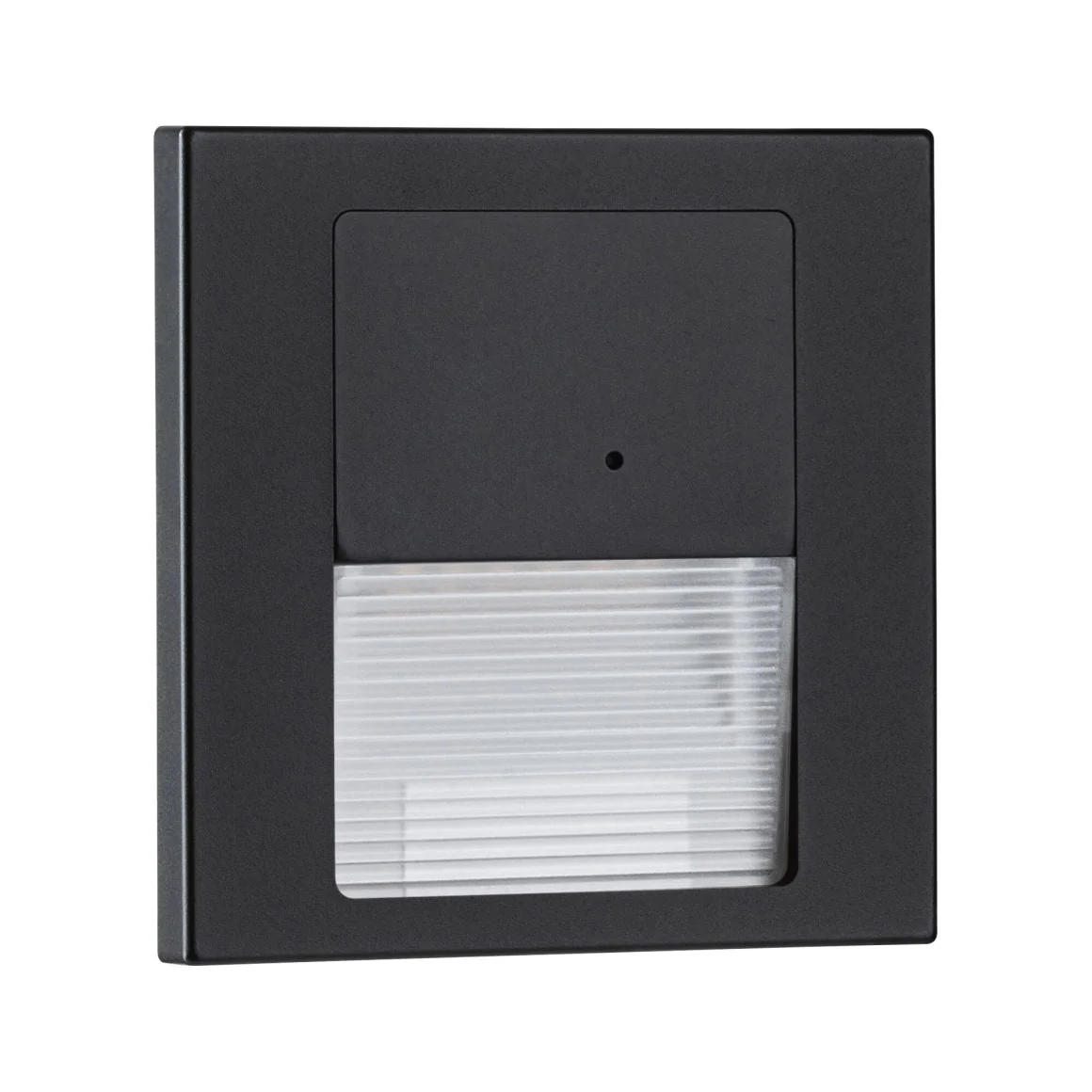 LED Wandeinbauleuchte Tsaro  eckig 80x36mm 1W 80lm 230V 2700K Schwarz matt mit Bewegungsmelder - Image 10