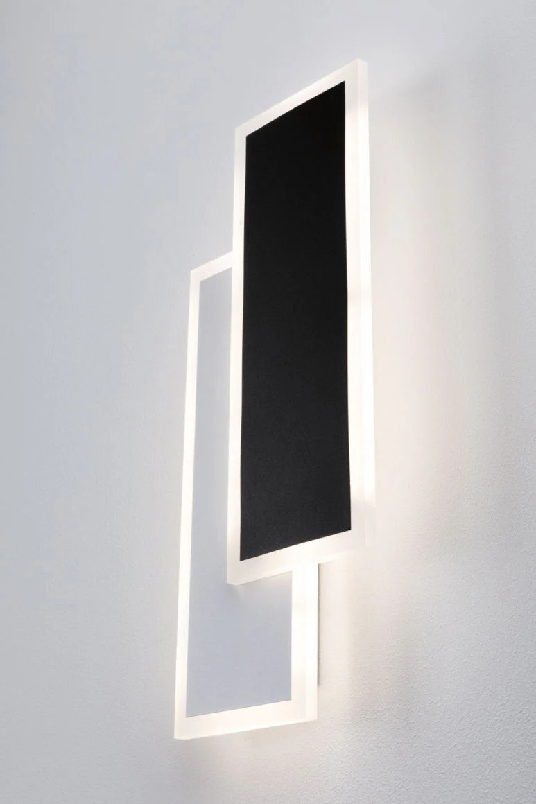 LED Wandleuchte 2Form 4000K 1010lm / 1010lm 230V 8W / 8W Weiß/Schwarz - Image 3