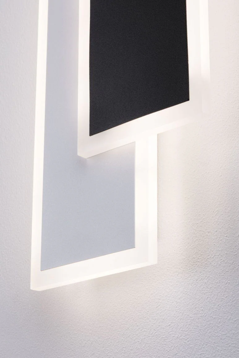 LED Wandleuchte 2Form 4000K 1010lm / 1010lm 230V 8W / 8W Weiß/Schwarz - Image 4