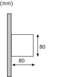 LED Wandleuchte Cybo IP65 eckig 80x80mm 2700K 2x3,5W 355lm / 355lm 230V Weiß Aluminium - Image 2