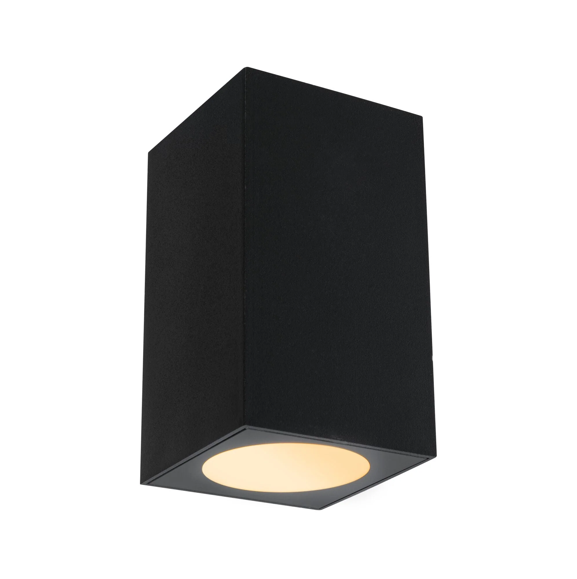 LED Wandleuchte Flame insektenfreundlich IP44 eckig 58x103mm 2200K 4W 265lm 230V 75° Anthrazit Metall - Image 2