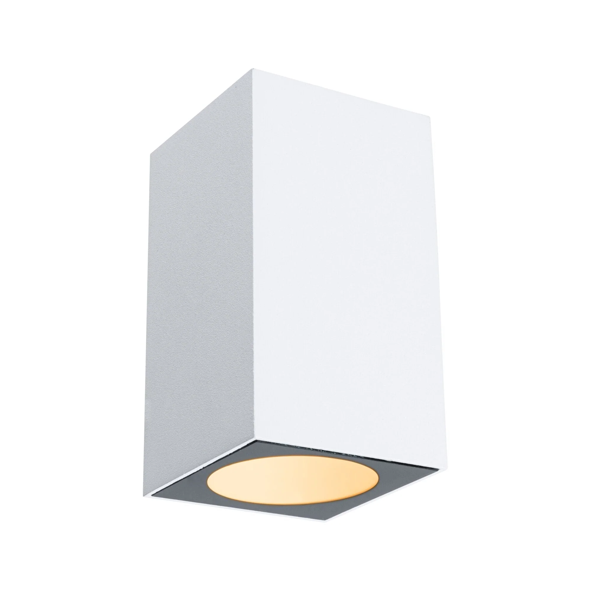 LED Wandleuchte Flame insektenfreundlich IP44 eckig 58x103mm 2200K 4W 265lm 230V 75° Weiß Metall - Image 2