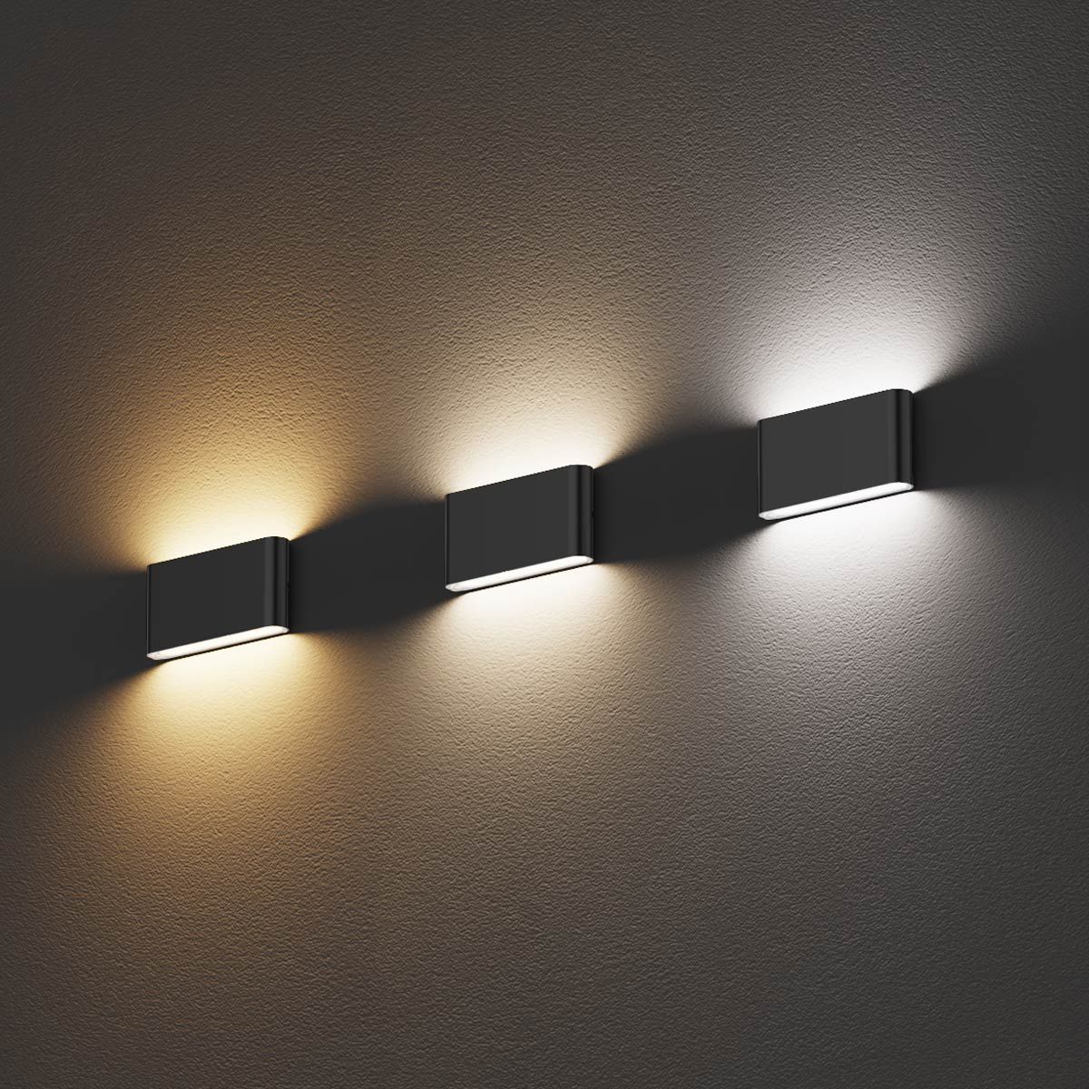LED-Wandleuchte Jens - Schwarz - Image 2