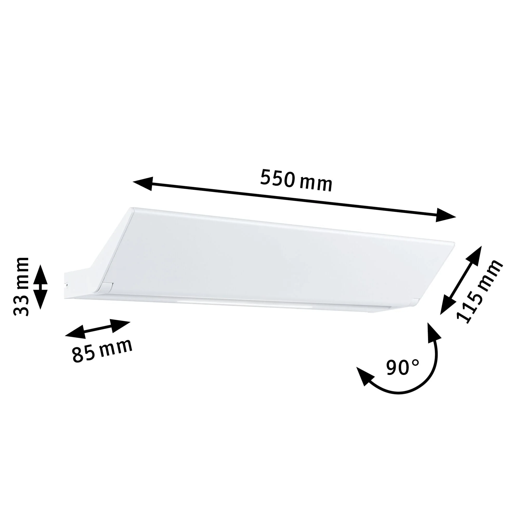 LED Wandleuchte Ranva 2700K 1400lm / 210lm 230V 13 / 1x2W dimmbar Weiß matt - Image 3