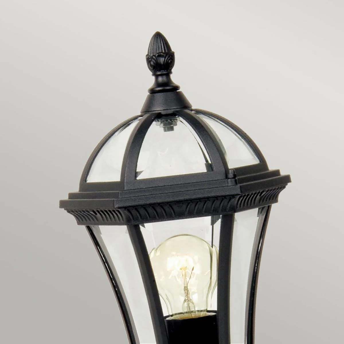 Ledbury 1-flammige Sockellaterne - Schwarz - Image 2