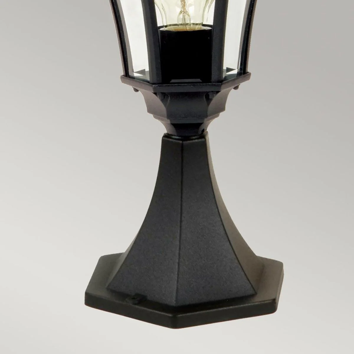 Ledbury 1-flammige Sockellaterne - Schwarz - Image 3