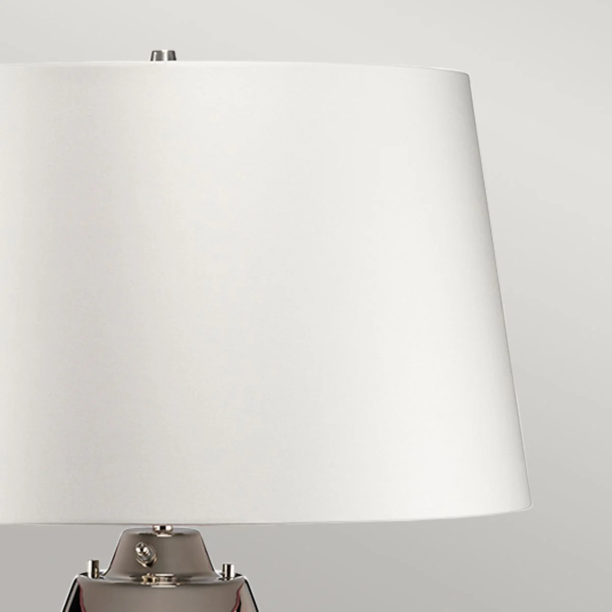 Lena, große pflaumenfarbene Tischlampe mit 2 Lichtern und cremefarbenem Schirm – pflaumenfarbenes Glas/cremefarbener Schirm - Image 3