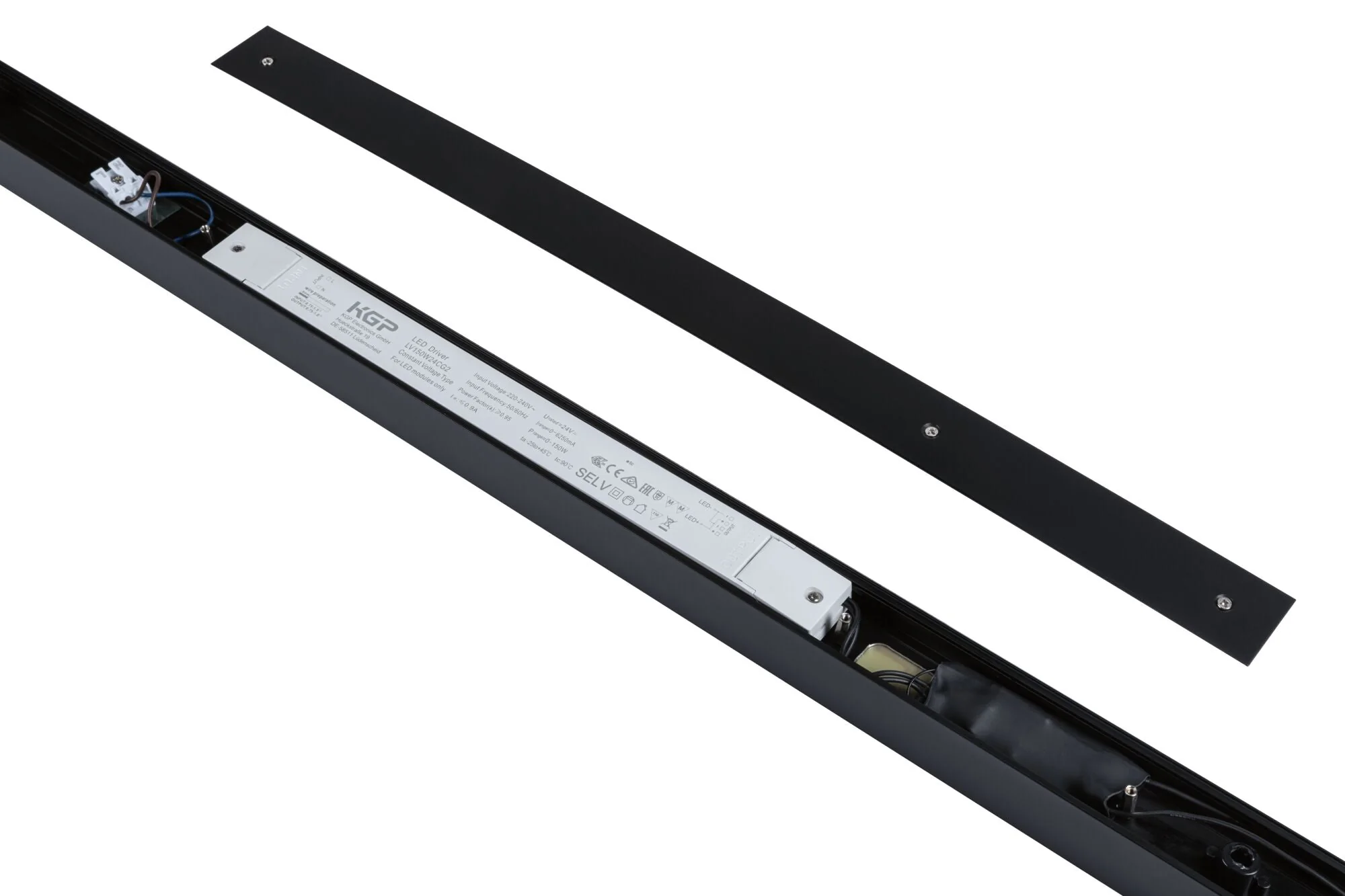 Linion Power Channel Zigbee 230/24V 150VA Signalschwarz 1m - Image 6