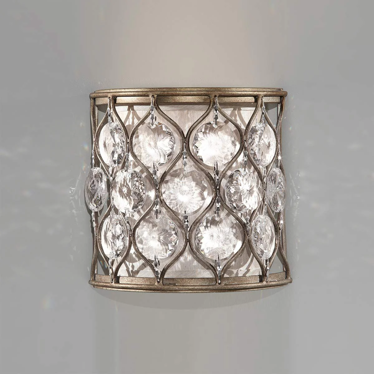 Lucia 1-flammige Wandleuchte - Brüniertes Silber - Image 2