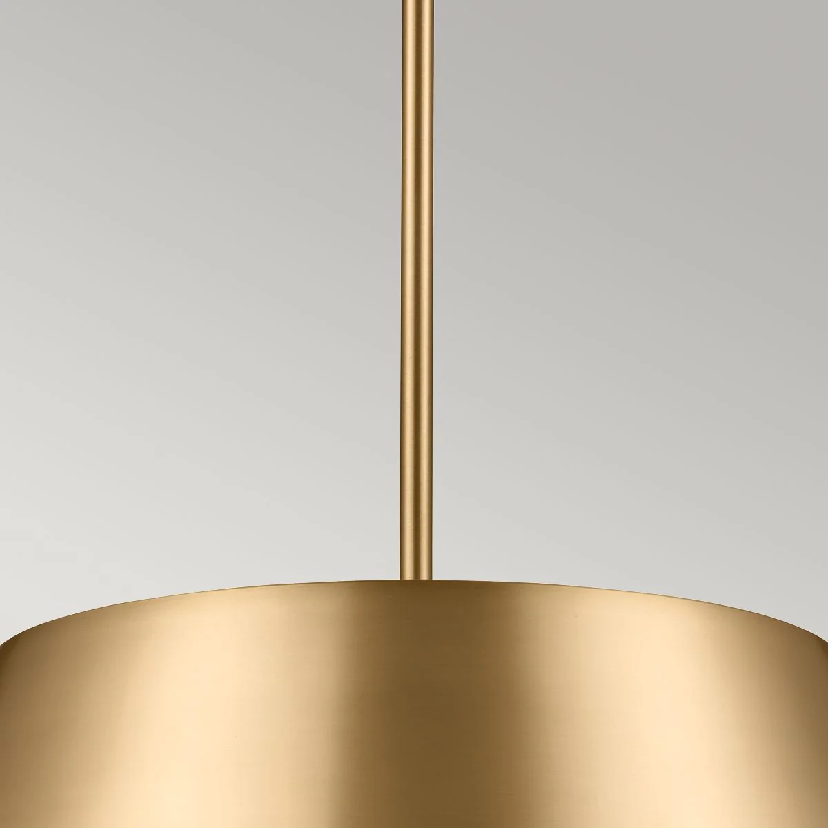 Luella 3lt Pendelleuchte mit zwei Halterungen, gebürstetes Naturmessing - Image 7