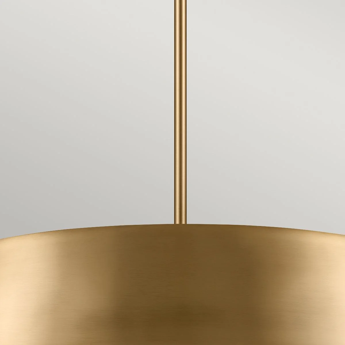 Luella 4lt Pendelleuchte mit zwei Halterungen, gebürstetes Naturmessing - Image 8