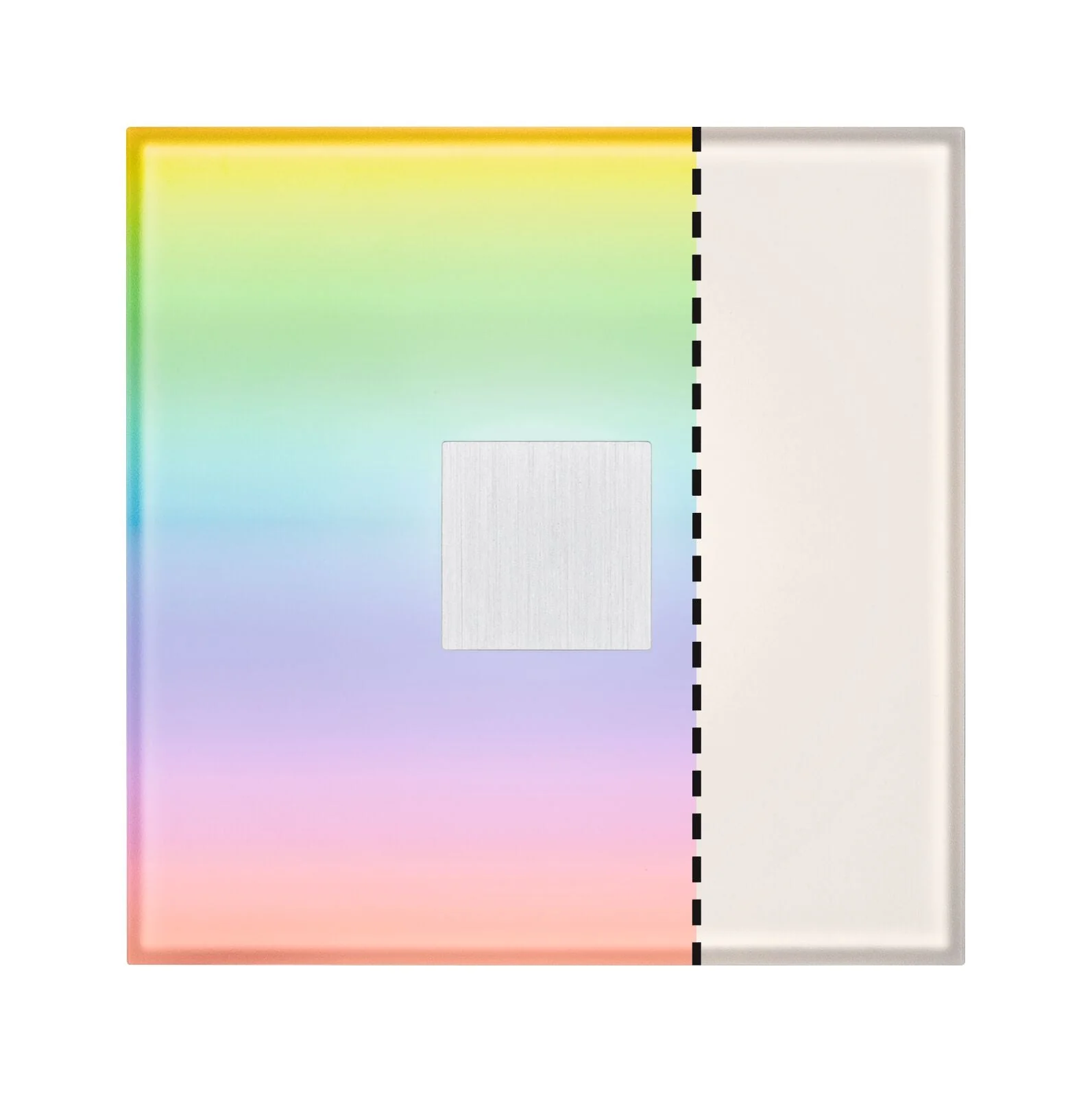 LumiTiles Square  Einzelfliese IP44 100x10mm 12lm 12V 0,8W dimmbar RGBW+ Weiß Kunststoff/Aluminium - Image 2