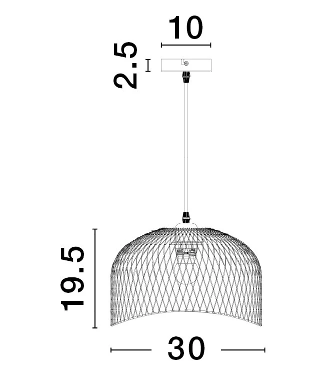 LYRON Pendelleuchte  300 mm dimmbar - Image 9