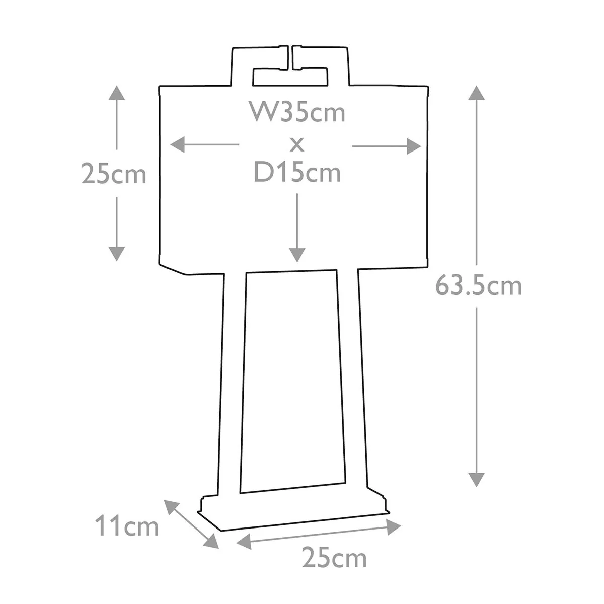 Magro 1-flammige Tischlampe - Poliertes Nickel - Image 6