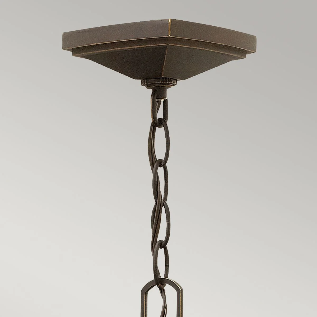 Manhattan 1-flammige Kettenlaterne - Ölgeriebene Bronze - Image 3