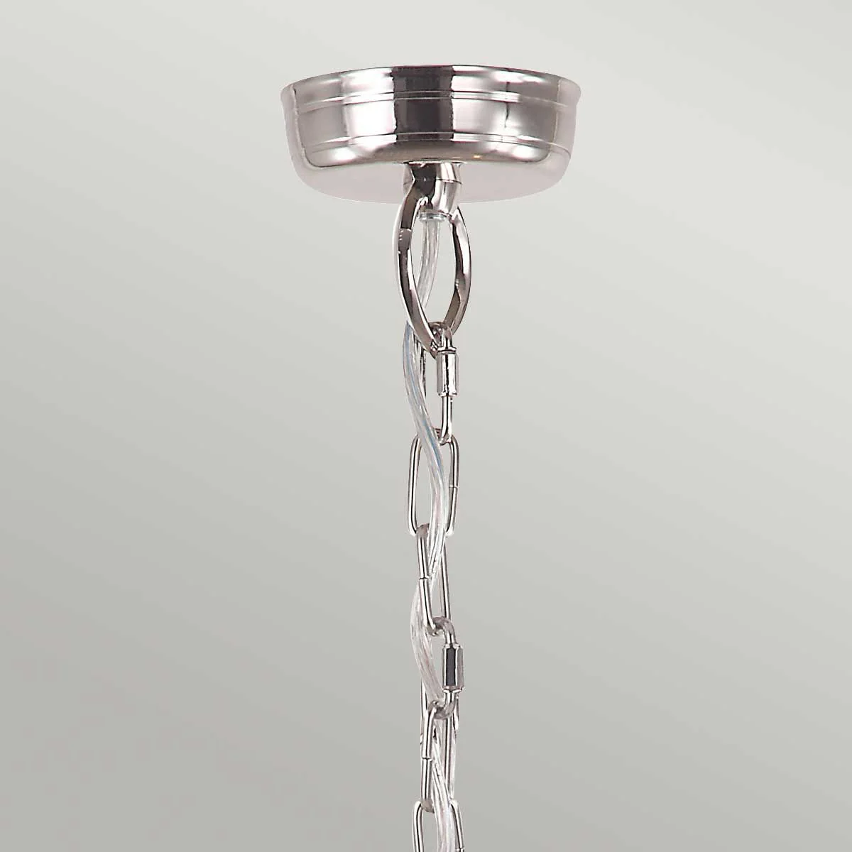 Mansion House Laterne mit Kettenbeleuchtung, 3 Lichter, poliertes Nickel - Image 4