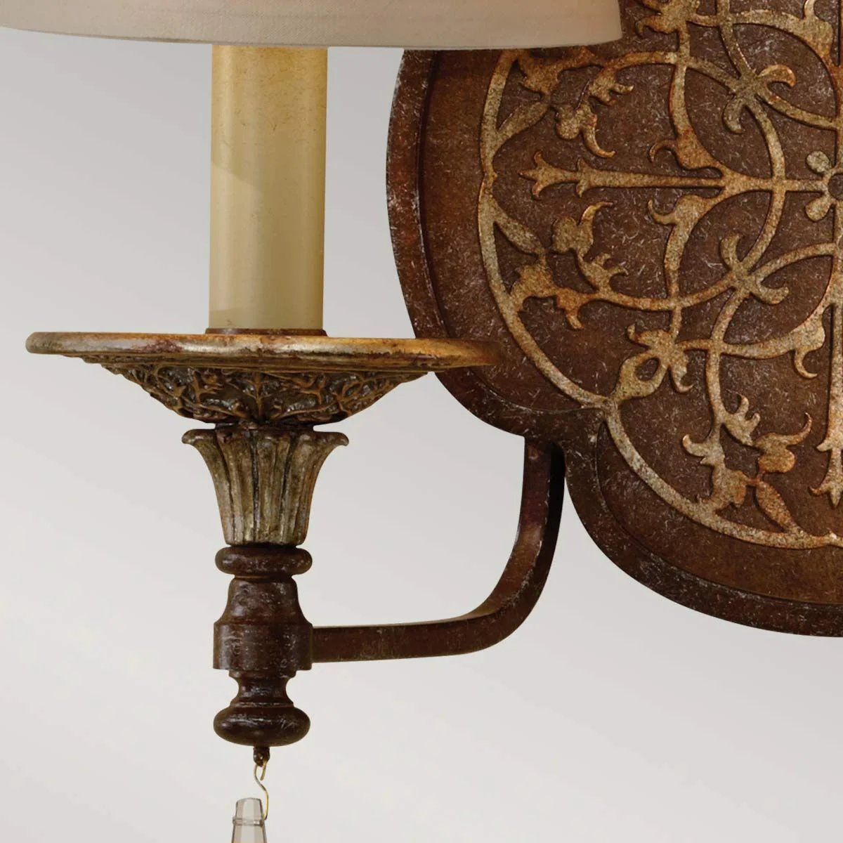 Marcella 2-flammige Wandleuchte - Britische Bronze/Oxidierte Bronze - Image 3