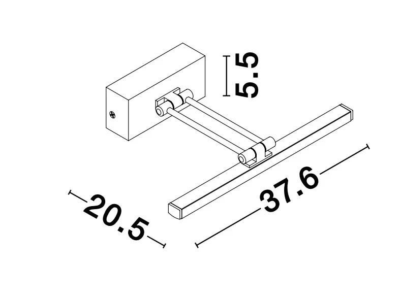MARNELL Wandaufbauleuchte 12 Watt 3760 mm 3000 Kelvin - Image 8