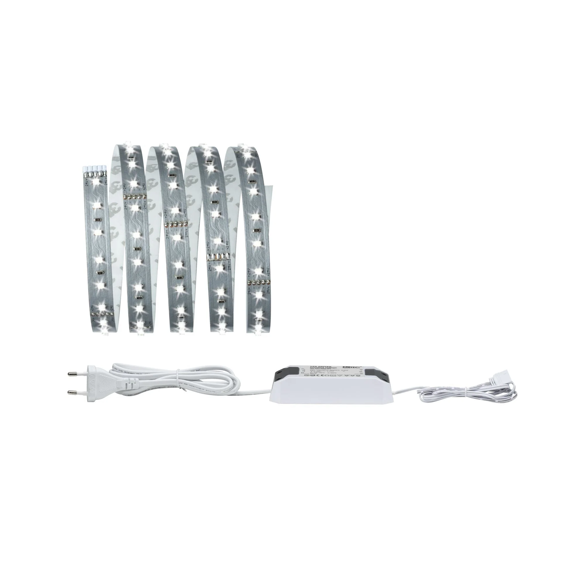 MaxLED 500 Tageslichtweiß  Basisset 1,5m 9W 550lm/m 72 LEDs/m 6500K 20VA