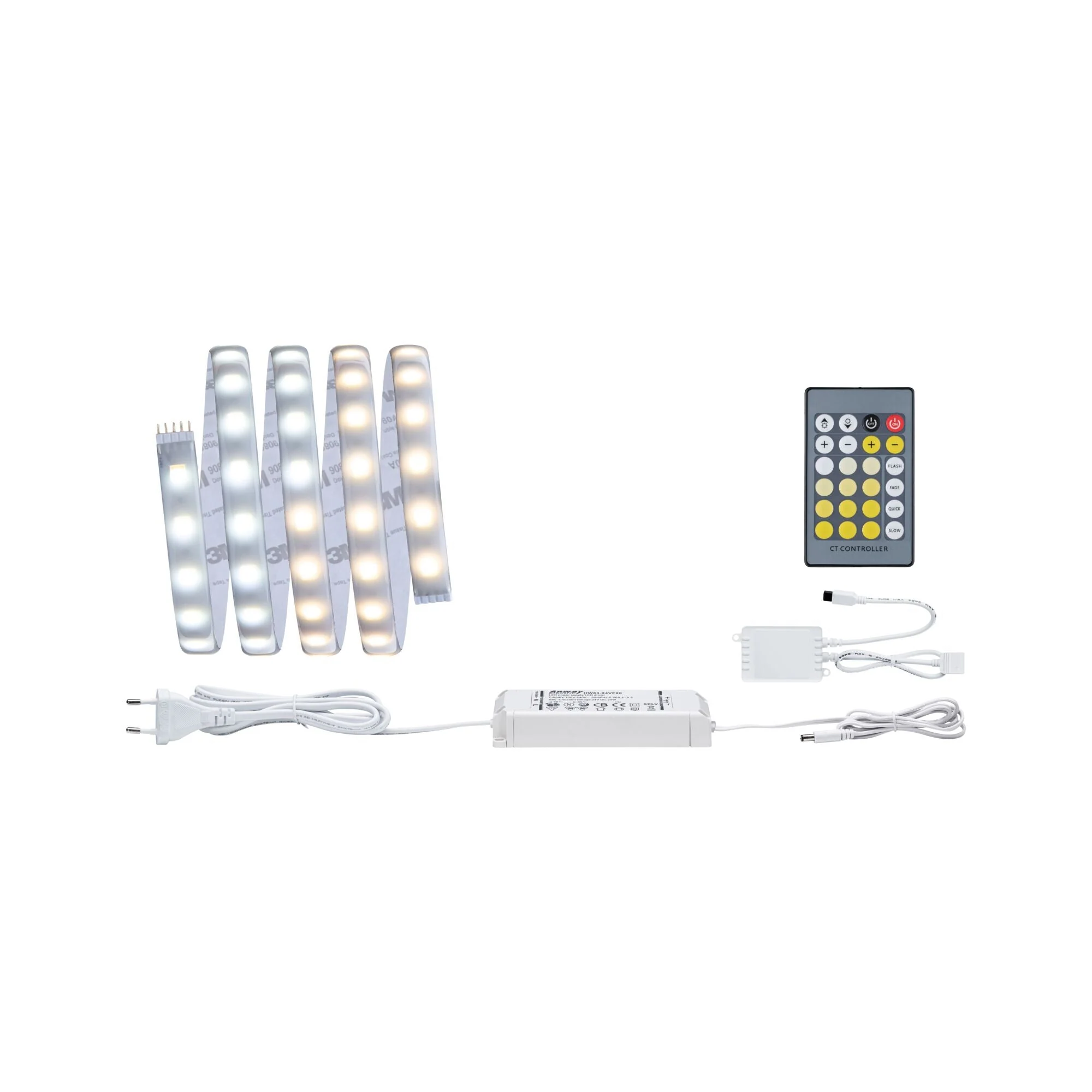 MaxLED 500 Tunable White Basisset 1,5m beschichtet IP44 10W 470lm/m 60 LEDs/m Tunable White 20VA