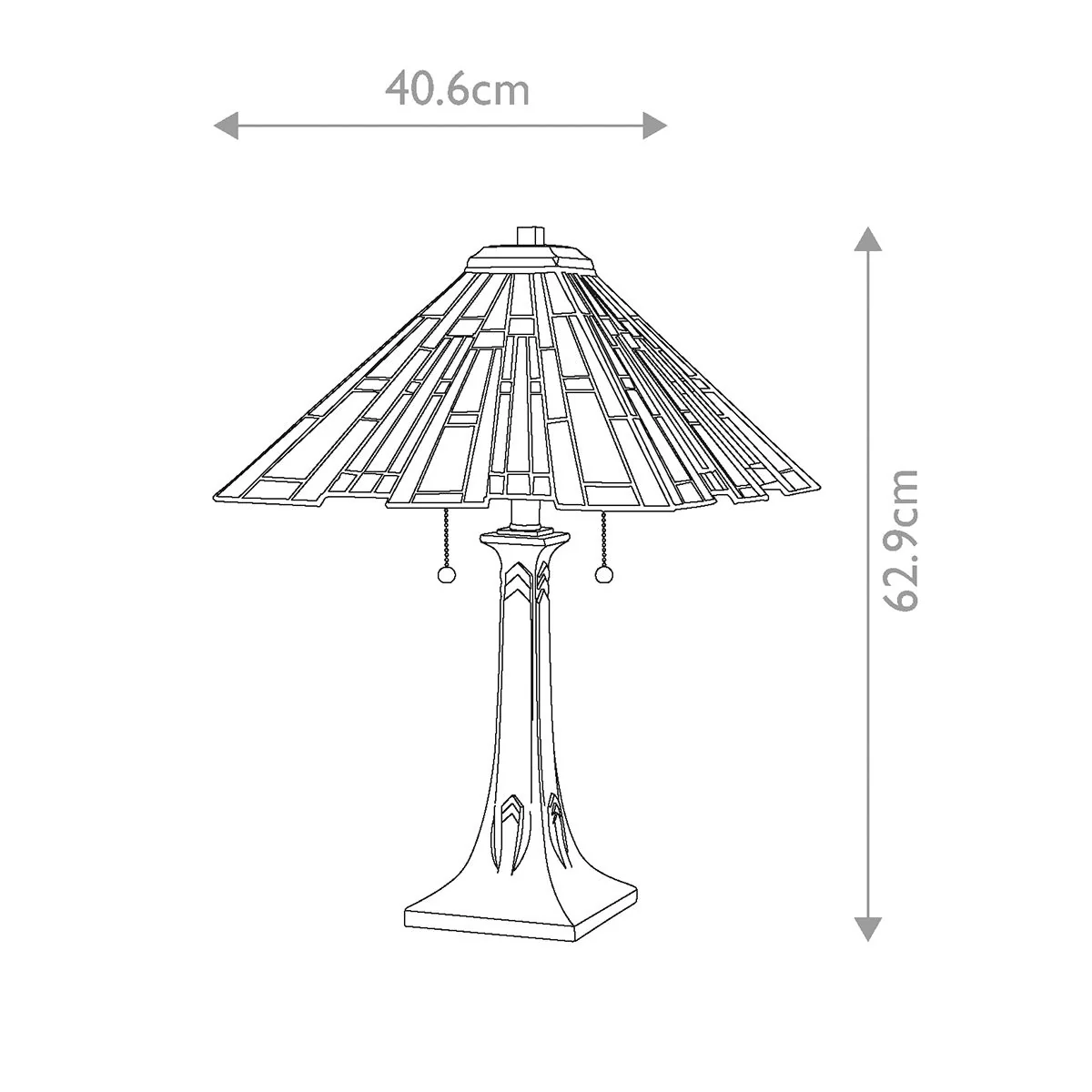 Maybeck 2-flammige Tischlampe - Valiant Bronze - Image 5