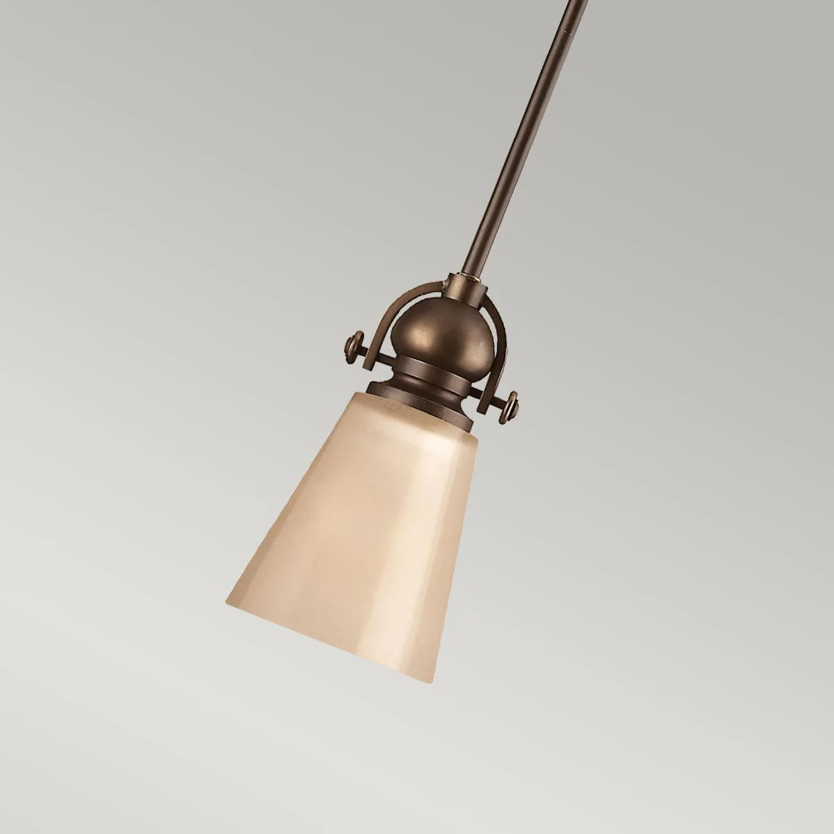 Mayflower 1-flammige Mini-Pendelleuchte - Alte Bronze - Image 2