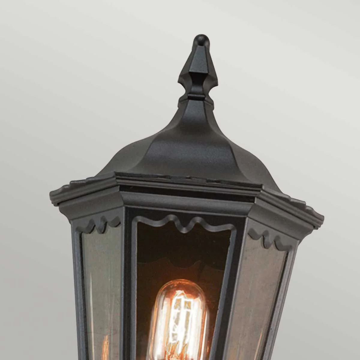 Medstead 1-flammige Halblaterne - Schwarz - Image 2