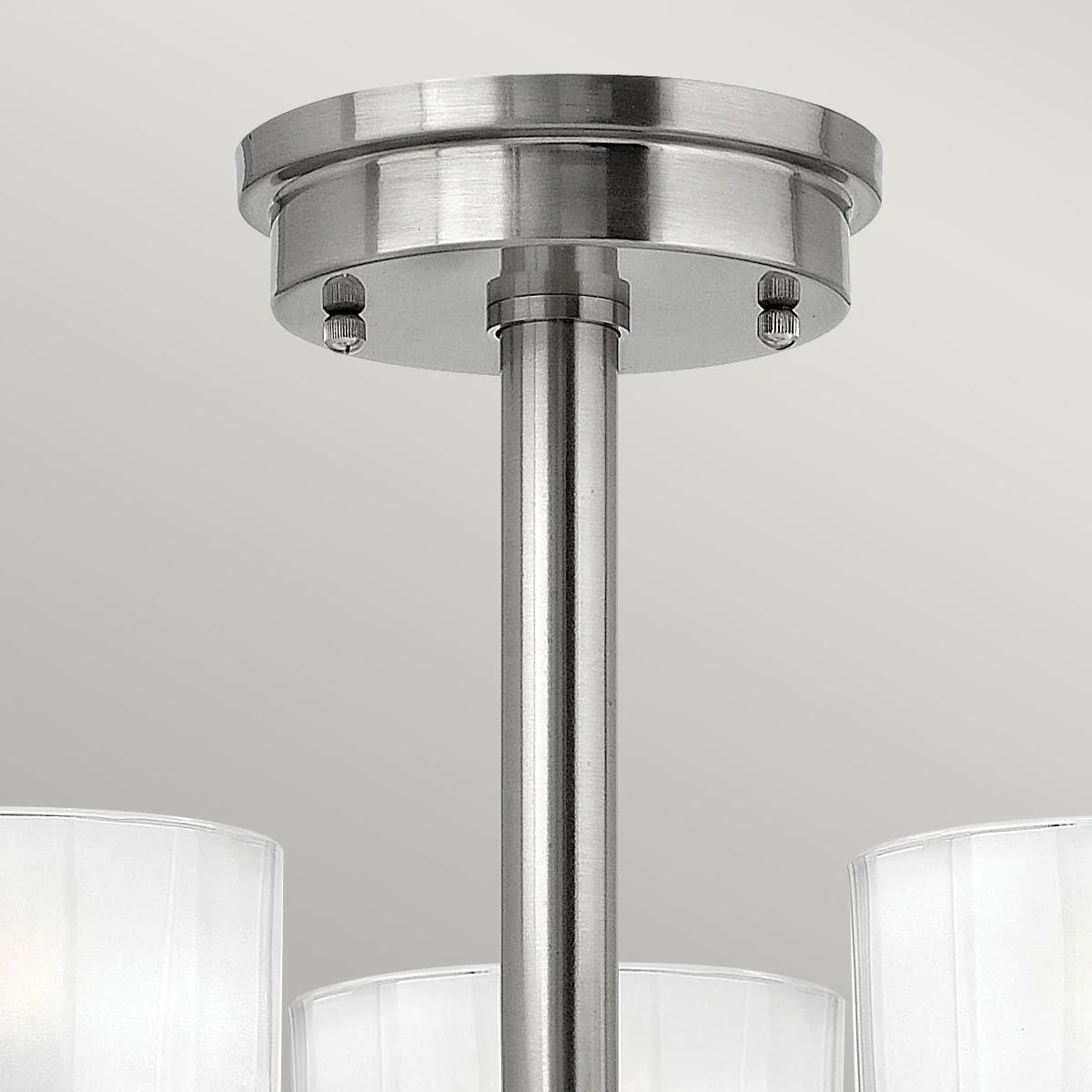 Meridian 3-flammige Halbdeckenleuchte, gebürstetes Nickel - Image 2