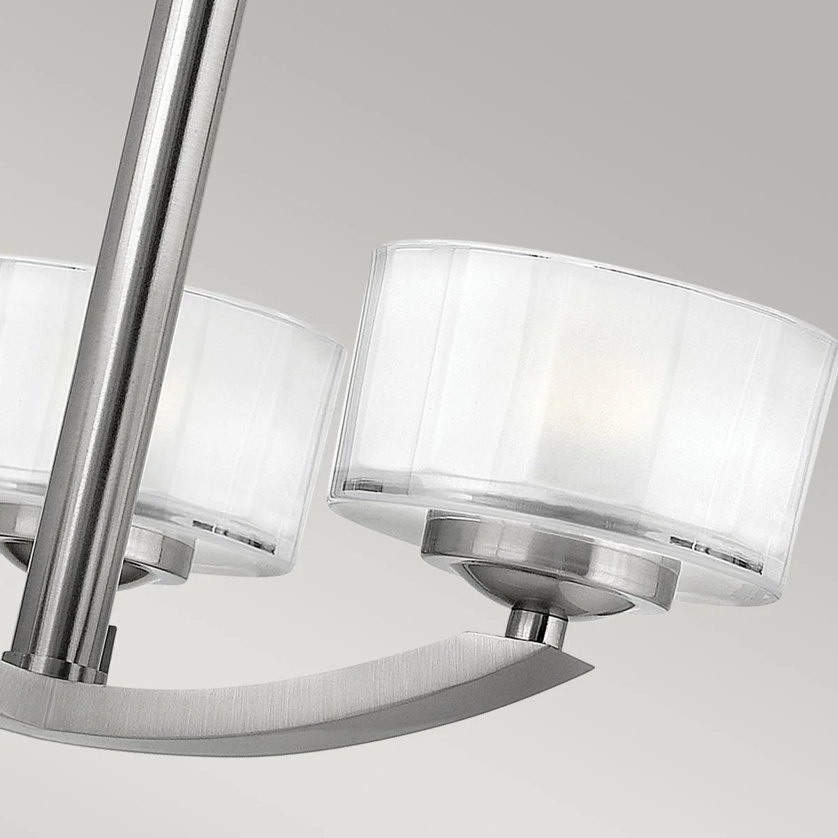 Meridian 3-flammige Halbdeckenleuchte, gebürstetes Nickel - Image 4