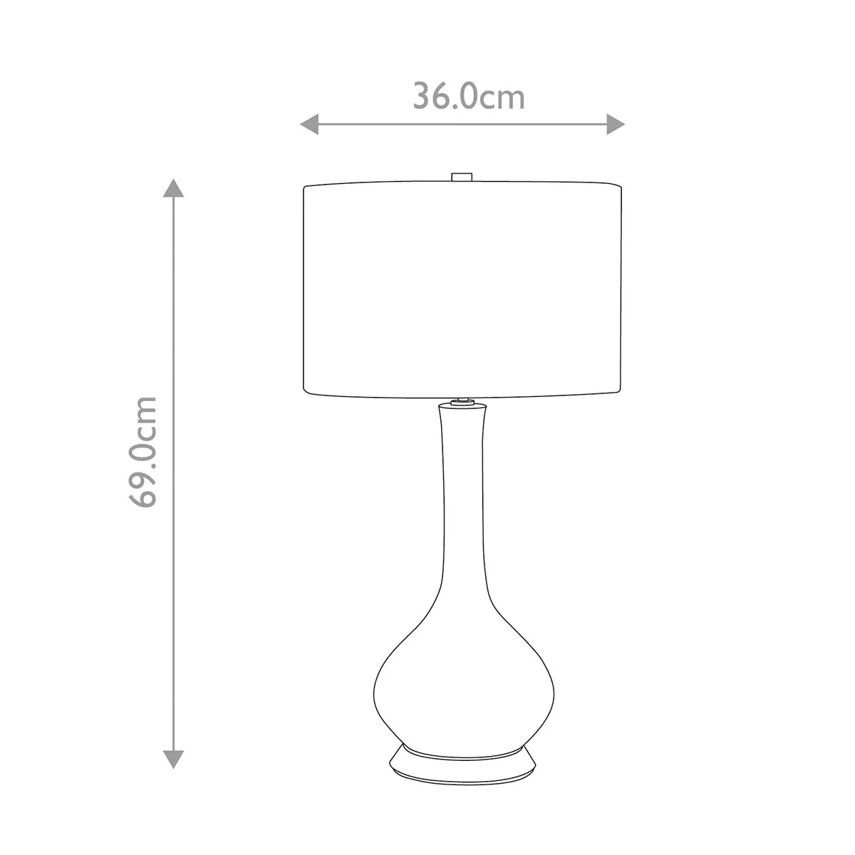 Milo 1-flammige Tischlampe - Gealtertes Messing, Weiß, Grau, Messing - Image 11