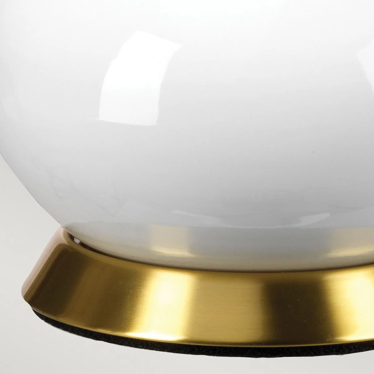 Milo 1-flammige Tischlampe - Gealtertes Messing, Weiß, Grün - Image 3