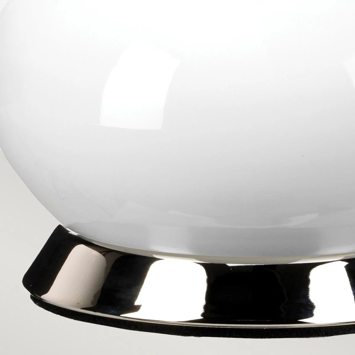 Milo 1-flammige Tischlampe - Poliertes Nickel, Weiß, Rosa - Image 3