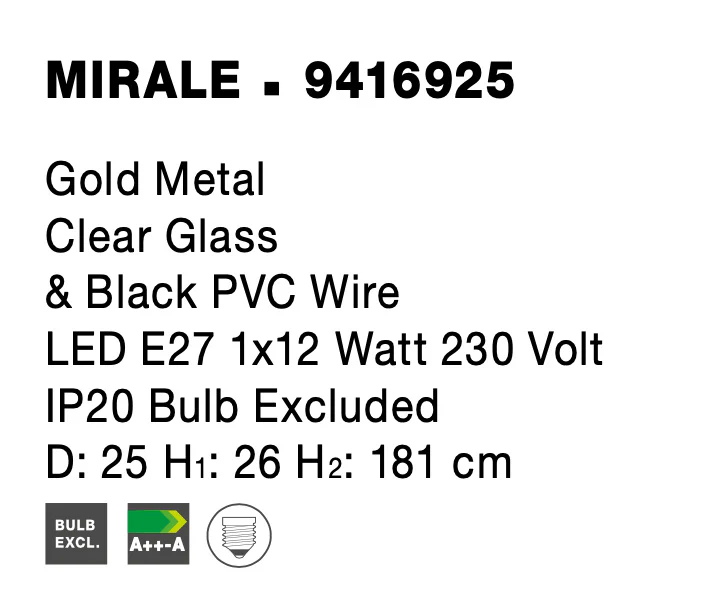 MIRALE Pendelleuchte  250 mm dimmbar - Image 2