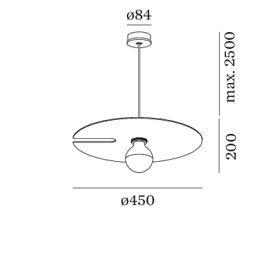 MIRRO SUSP. 2.0 E27 Pendelleuchte - Image 3