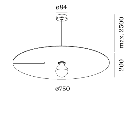 MIRRO SUSP. 3.0 E27 Pendelleuchte - Image 3