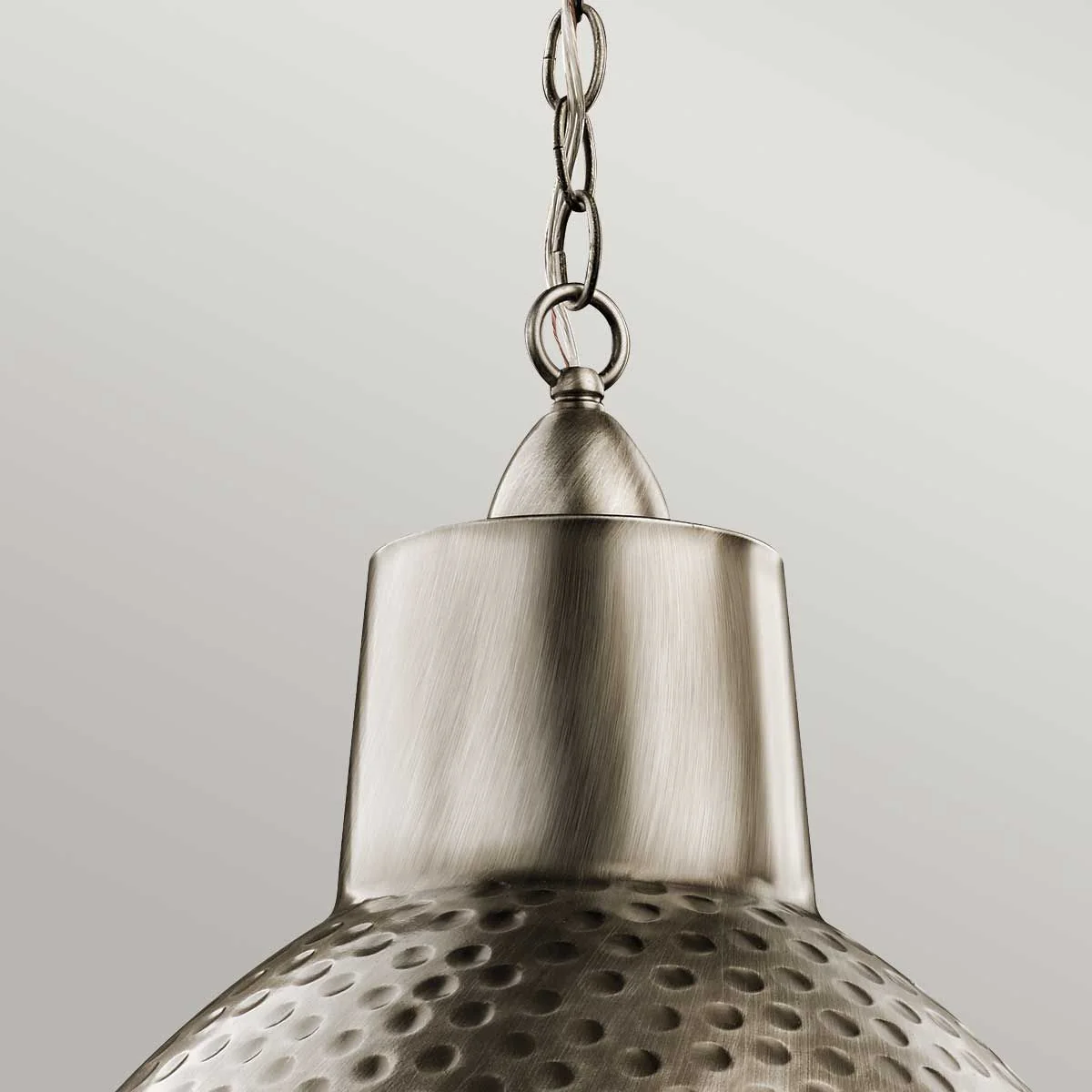 Missoula Pendelleuchte, 1-flammig, mittelgroß, Antikzinn - Image 3