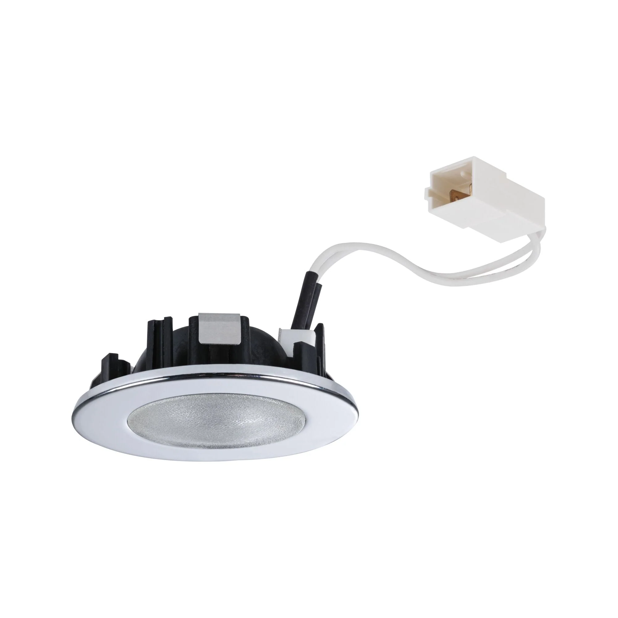 Möbeleinbauleuchten Micro Line Structure rund 66mm max. 20W 12V dimmbar Chrom - Image 5