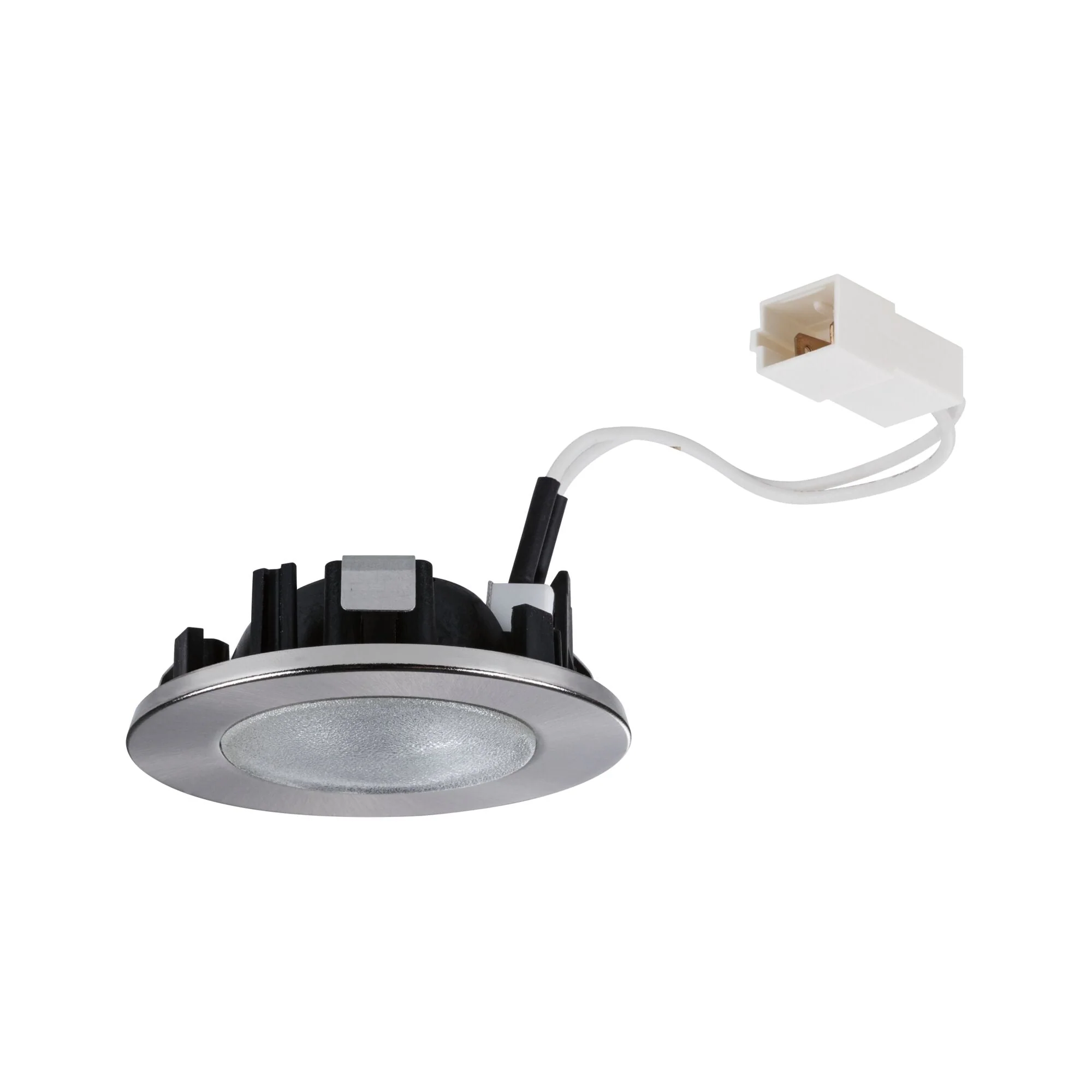 Möbeleinbauleuchten Micro Line Structure rund 66mm max. 20W 12V dimmbar Eisen gebürstet - Image 6