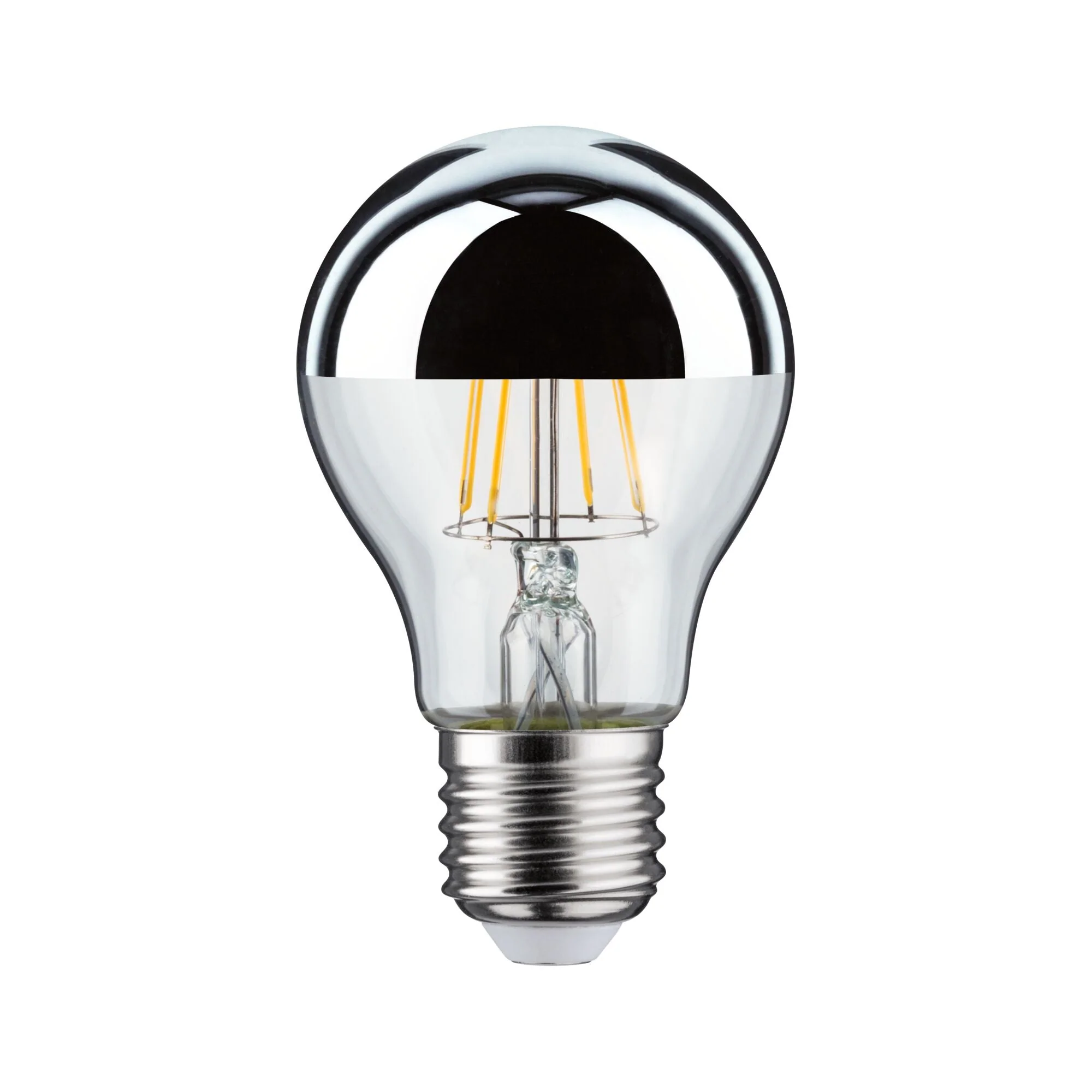 Modern Classic Edition LED Birne Kopfspiegel E27 600lm 6,5W 2700K Kopfspiegel Silber - Image 2
