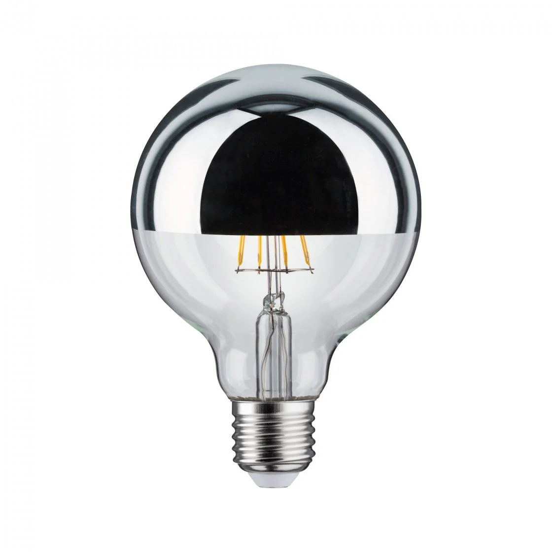 Modern Classic Edition LED Globe Kopfspiegel E27 230V 600lm 6,5W 2700K Kopfspiegel Silber  E27 230V 600lm 6,5W 2700K Kopfspiegel Silber - Image 4