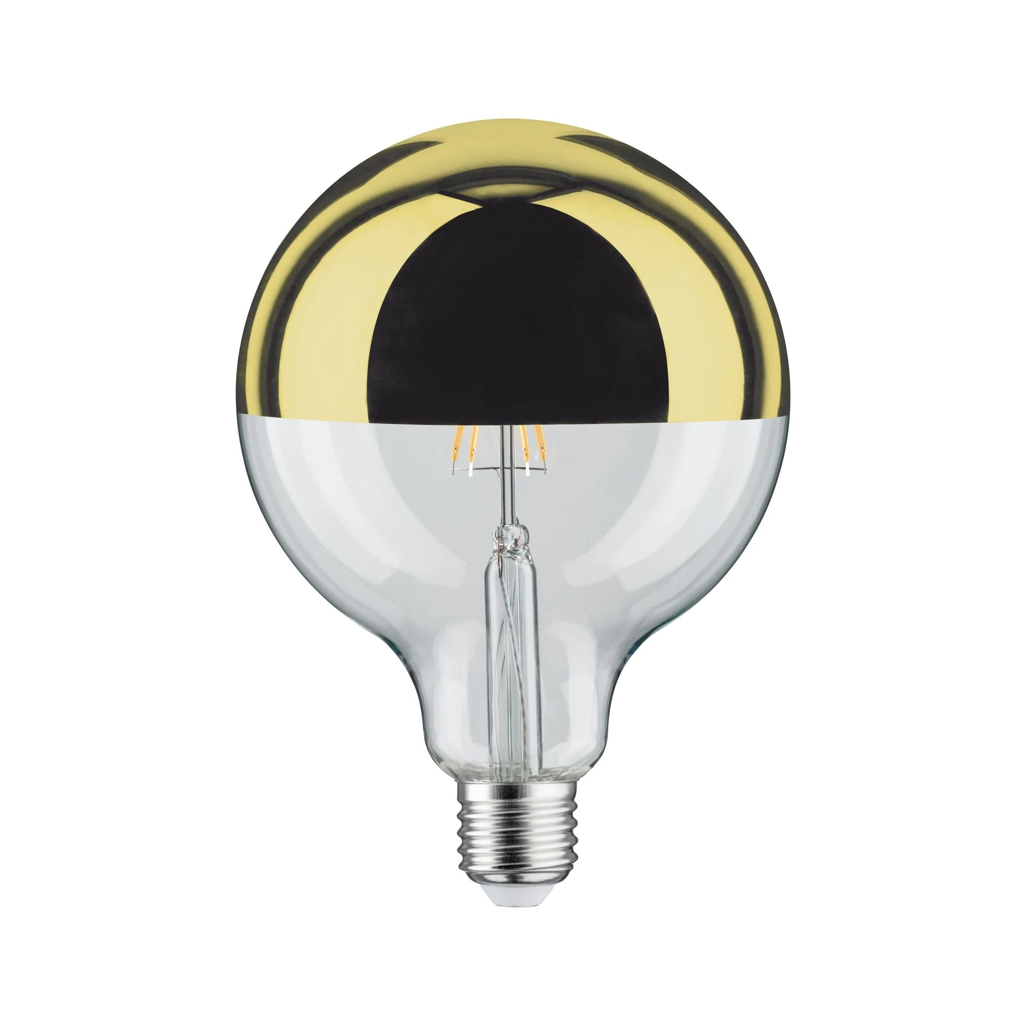 Modern Classic Edition LED Globe  Kopfspiegel E27 G125 600lm 6,5W 2700K dimmbar Kopfspiegel Gold - Image 2