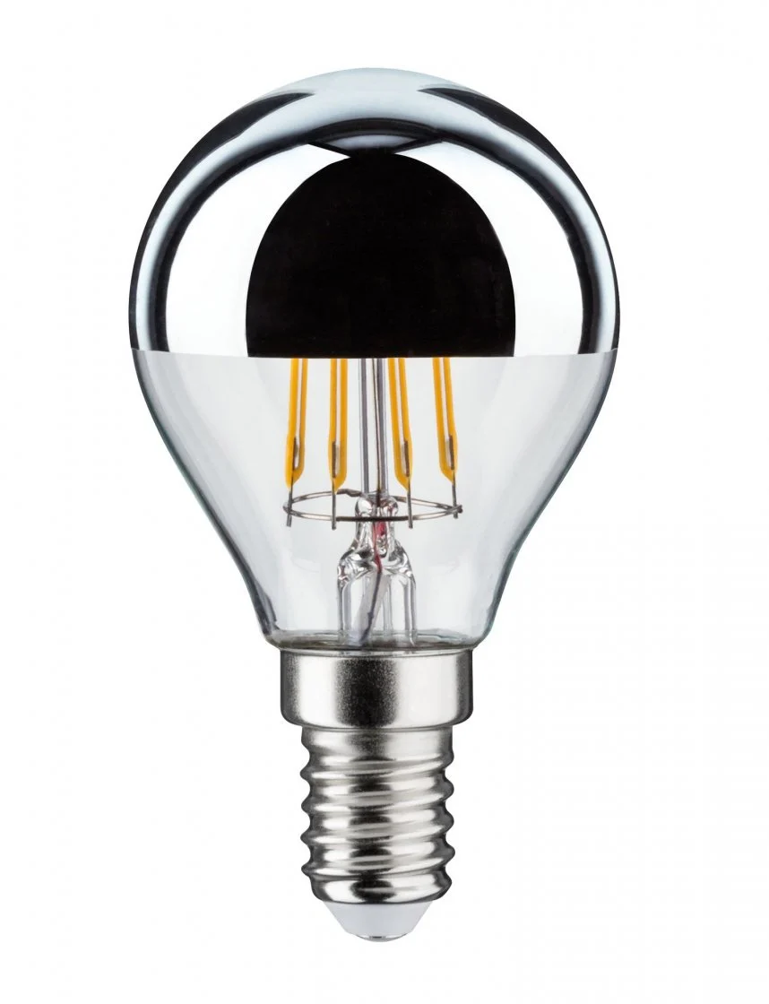 Modern Classic Edition LED Tropfen Kopfspiegel E14 230V 440lm 4,8W 2700K Kopfspiegel Silber E14 230V 440lm 4,8W 2700K Kopfspiegel Silber - Image 4