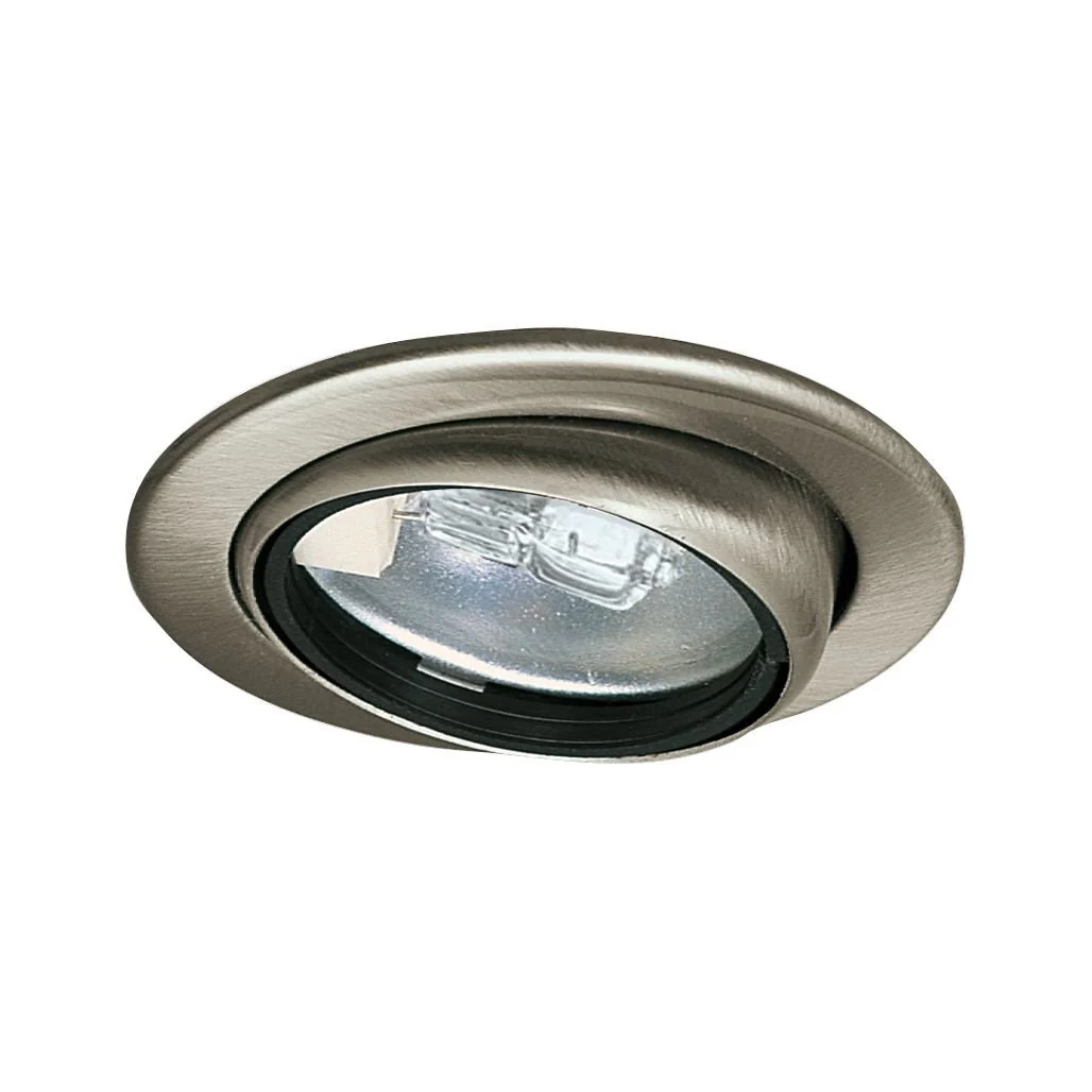 Möbeleinbauleuchten Micro Line Swivel  rund 69mm max. 20W 12V Eisen gebürstet