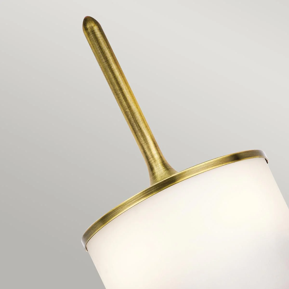 Mona 2-flammige kleine Wandleuchte - Naturmessing - Image 3