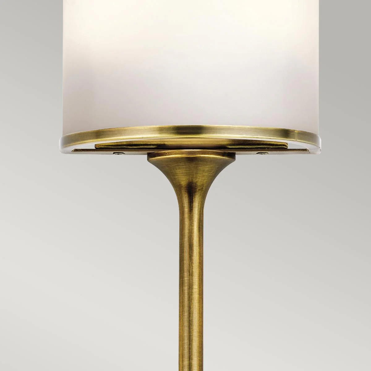 Mona 2-flammige kleine Wandleuchte - Naturmessing - Image 4