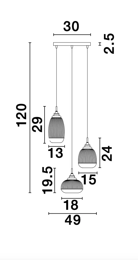MOND Pendelleuchte 490 mm dimmbar - Image 3